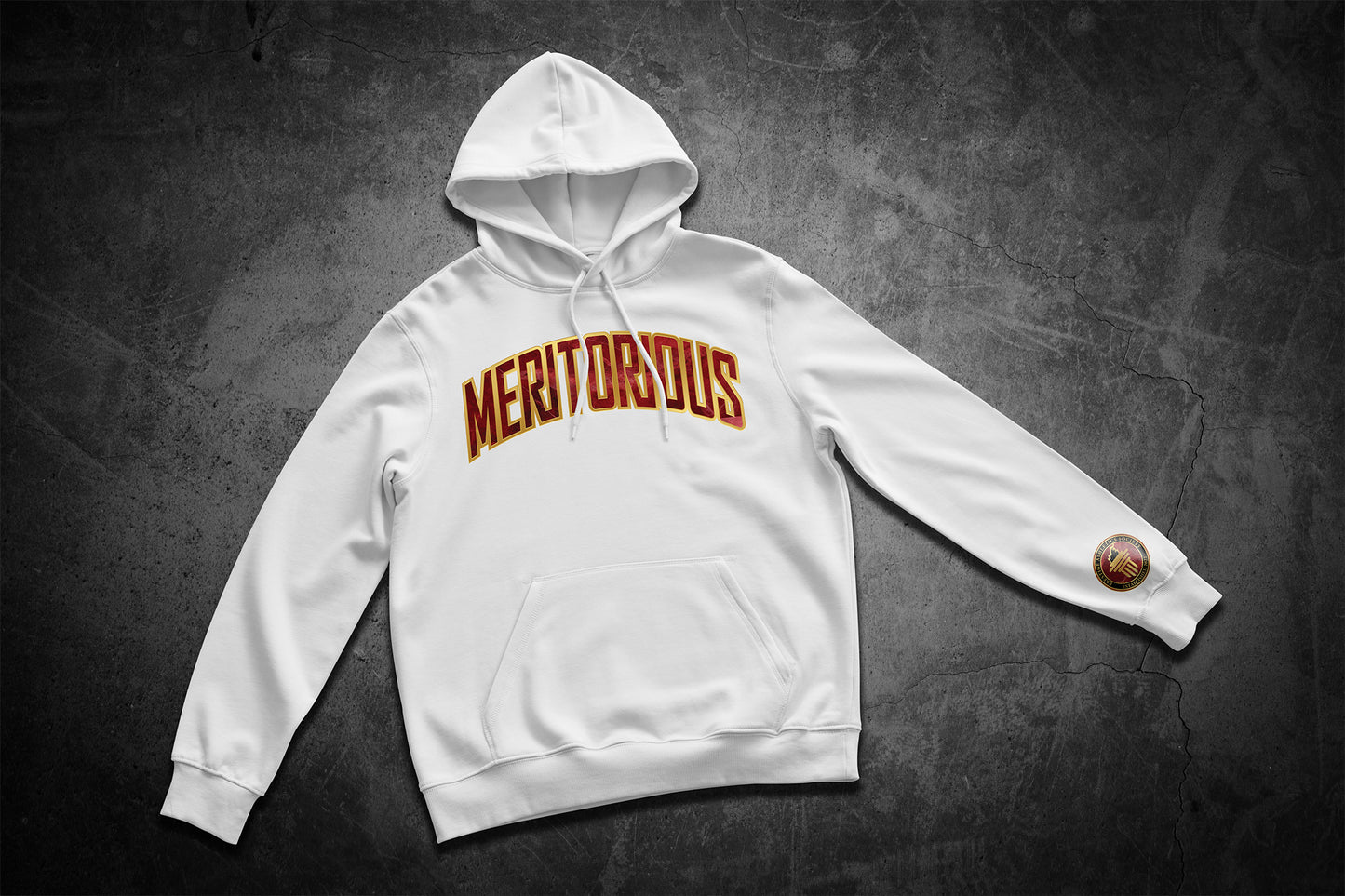 RED MARBLE P.A.S. HOODIE